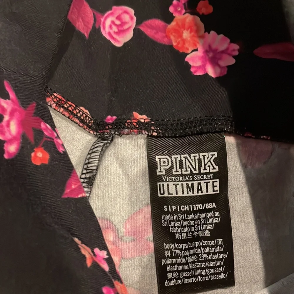 Victoria’s Secret PINK Sport leggings size Small 🌸Floral Print - Picture 4 of 7